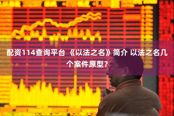 配资114查询平台 《以法之名》简介 以法之名几个案件原型？