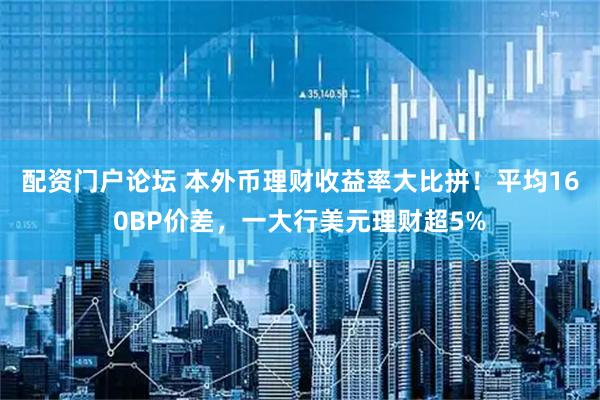 配资门户论坛 本外币理财收益率大比拼！平均160BP价差，一大行美元理财超5%